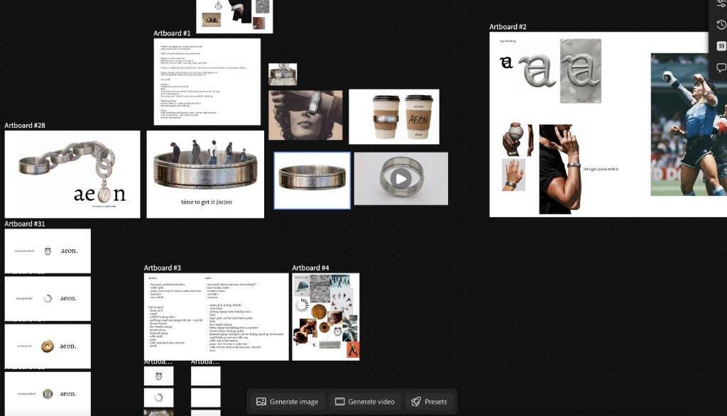 Adobe Firefly Boards workflow