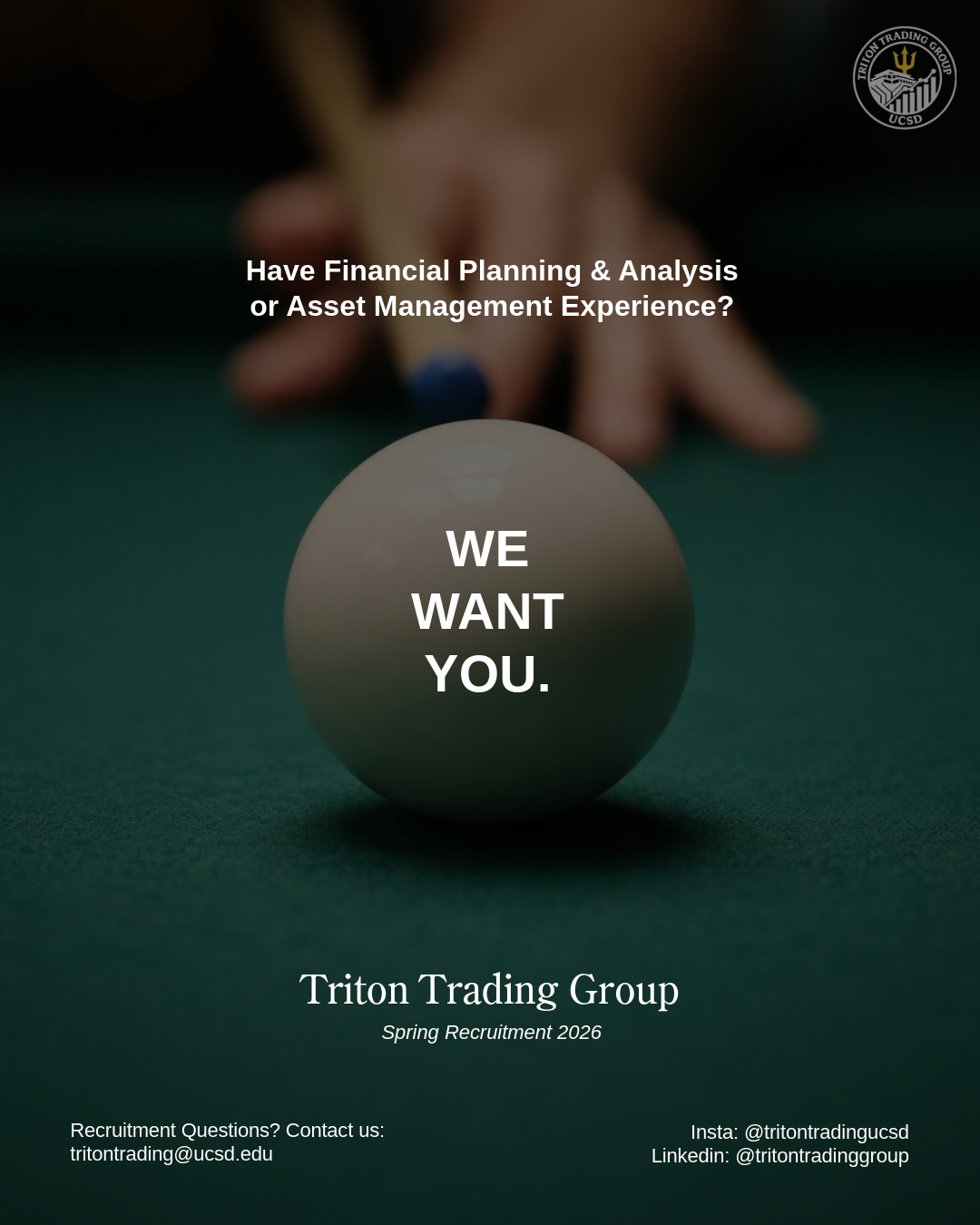 WE WANT YOU